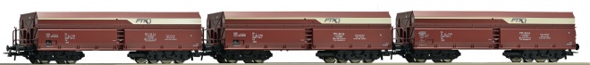 Set of 3 High capacity Hopper cars of PTK Rybnik<br /><a href='images/pictures/Roco/224760.jpg' target='_blank'>Full size image</a>